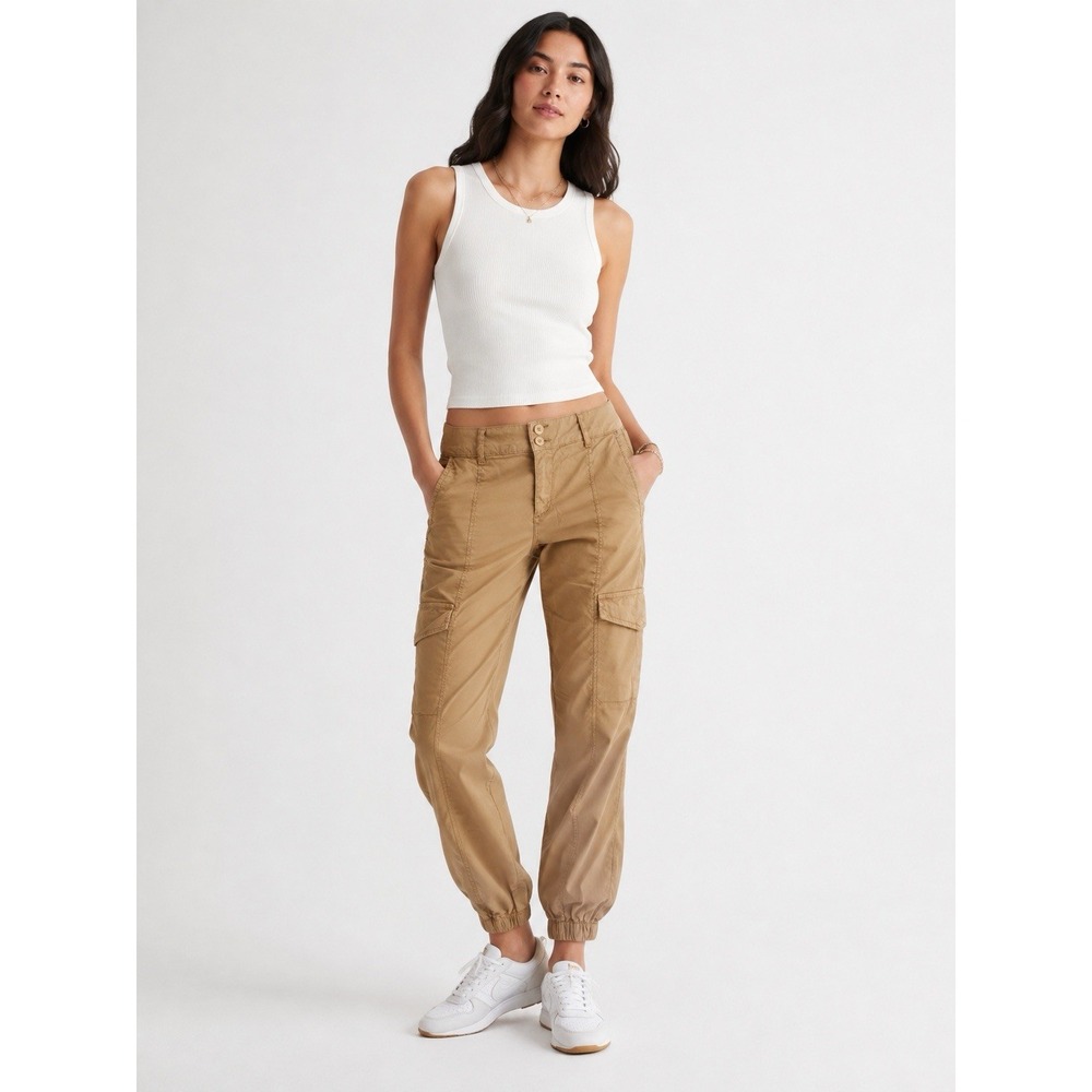 Sanctuary Standard Surplus Cargo Jogger Pants Women's 26 Khaki Utility Ankle